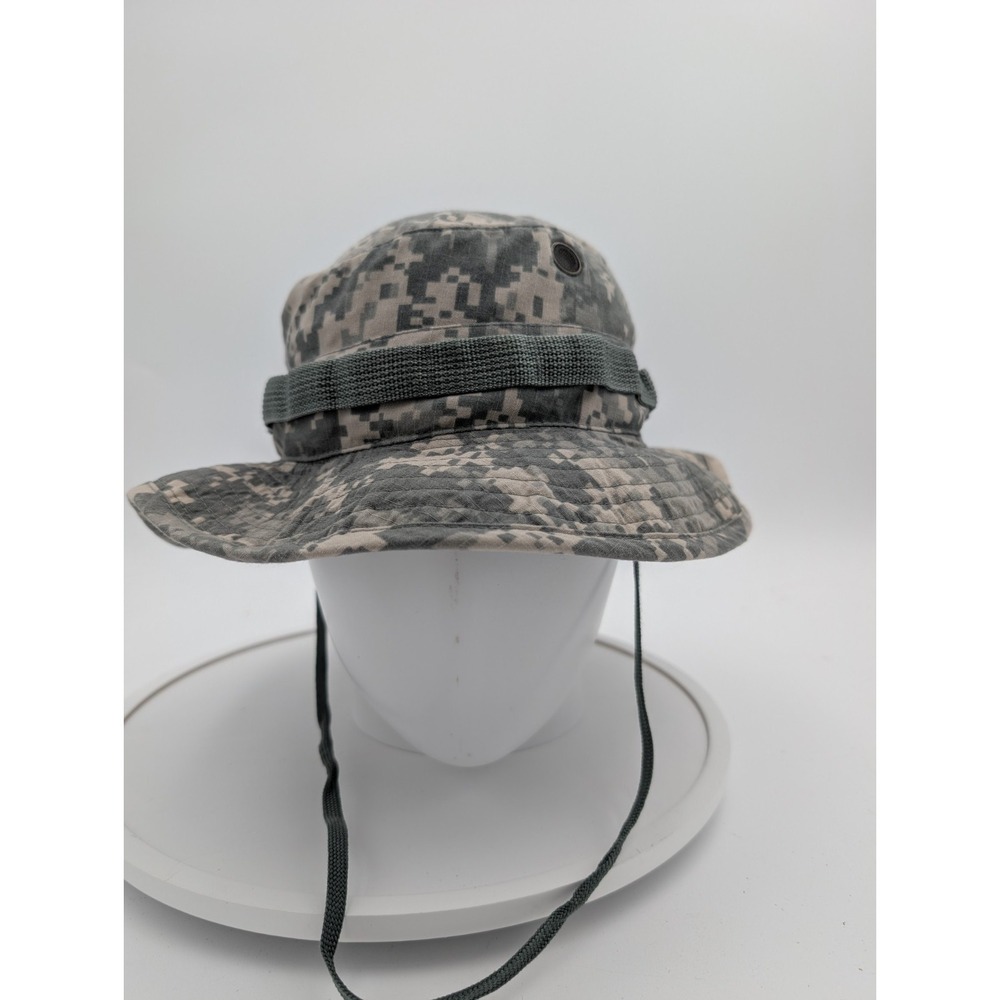 US Army ACU UCP Digital Camo Boonie Hat Size 7.25 Medium Type IV Sun Hat